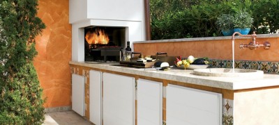 Provencal-style for a tailor-made outdoor kitchen