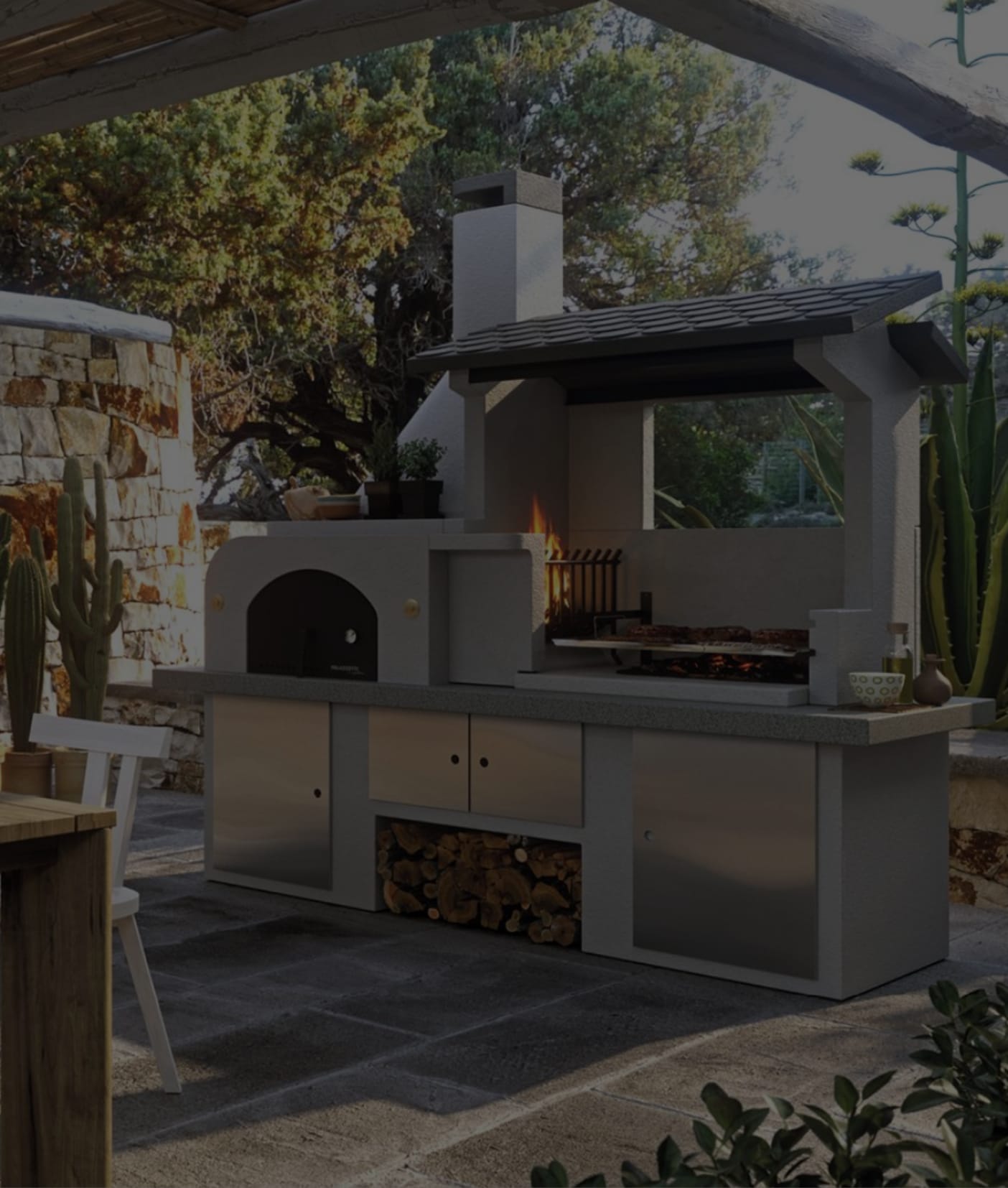 Wood Barbecues, Charcoal Barbecues, Gas Barbecues, Wood Ovens, Outdoor  Kitchens